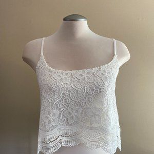Luna Lace Cropped Tank